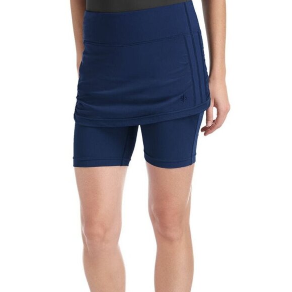 Coolibar Shorebreak Skirted Swim Shorts Small - Picture 1 of 5